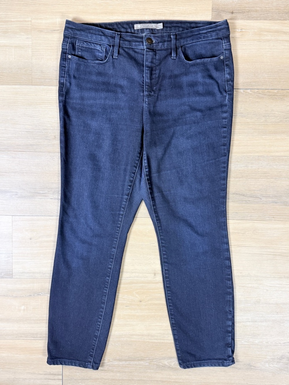 Athleta SculptTek Dark Wash Skinny Jeans | Size 14